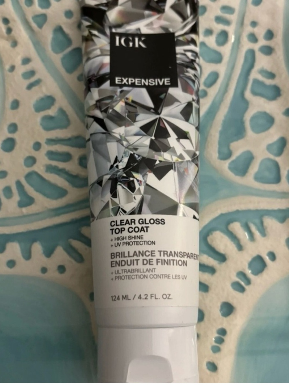 New ~ IGK Expensive Clear Gloss Top Coat